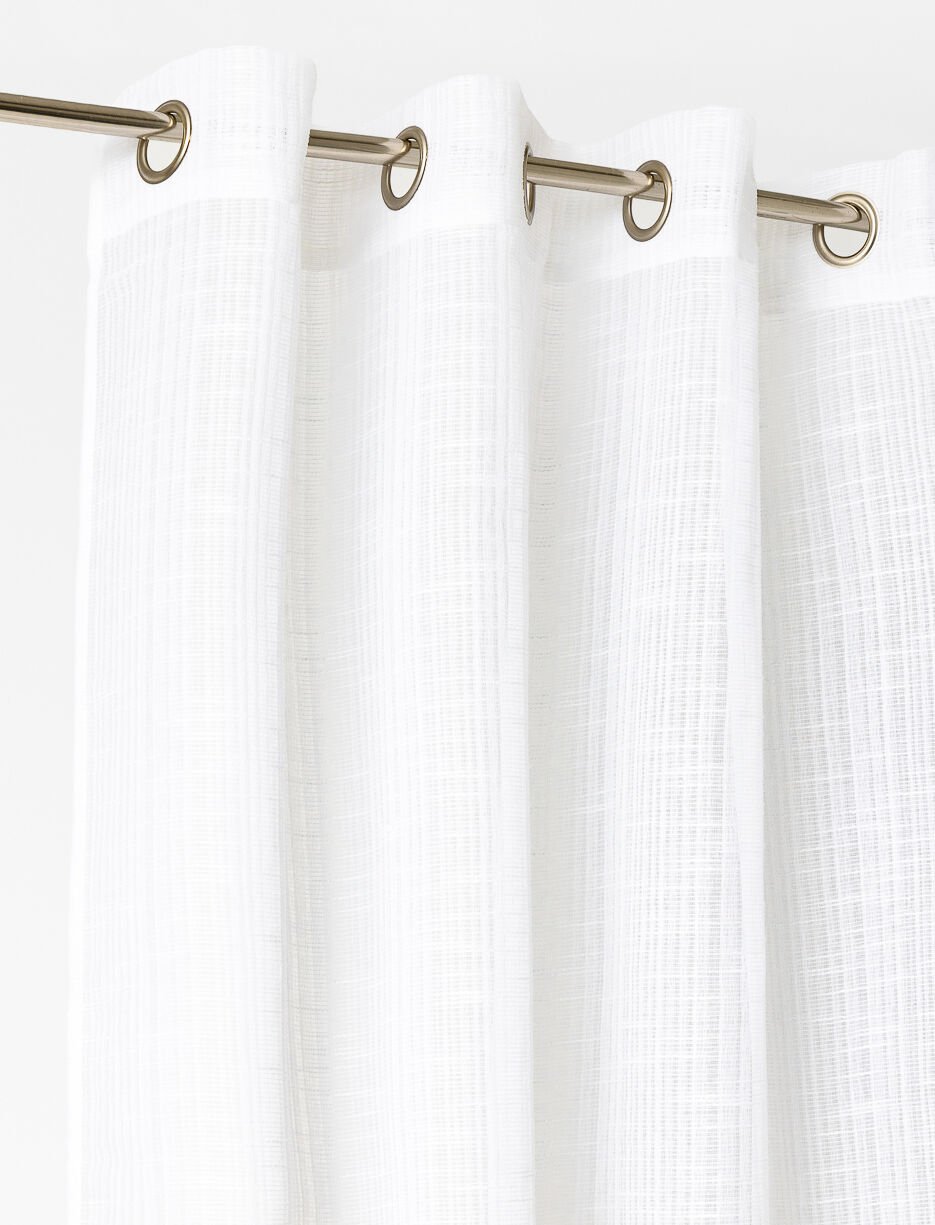 Panneau de rideau voilage texturé Panneau de rideau voilage texturé