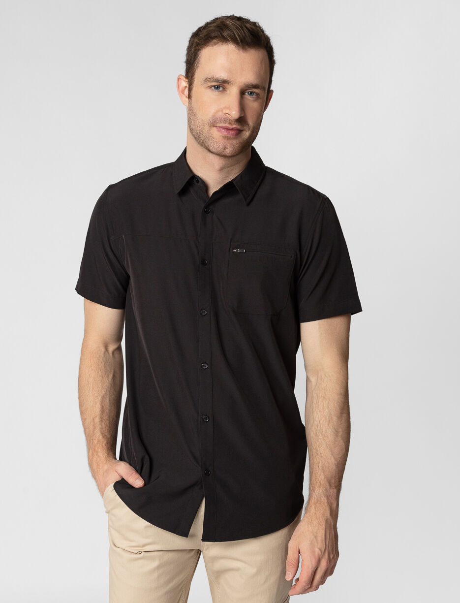 Solid Short-sleeve Shirt