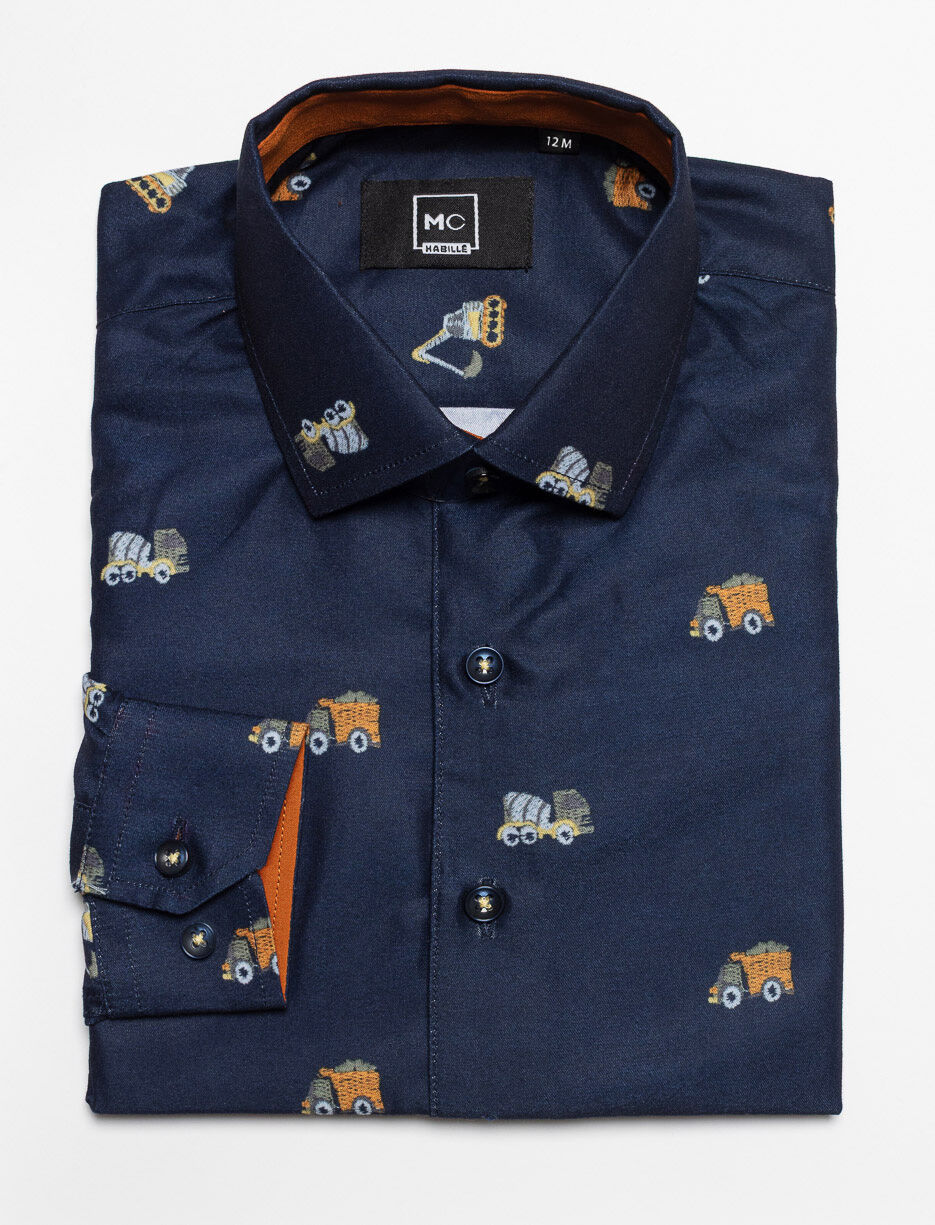 Chemise à motif camion - bébé garçon