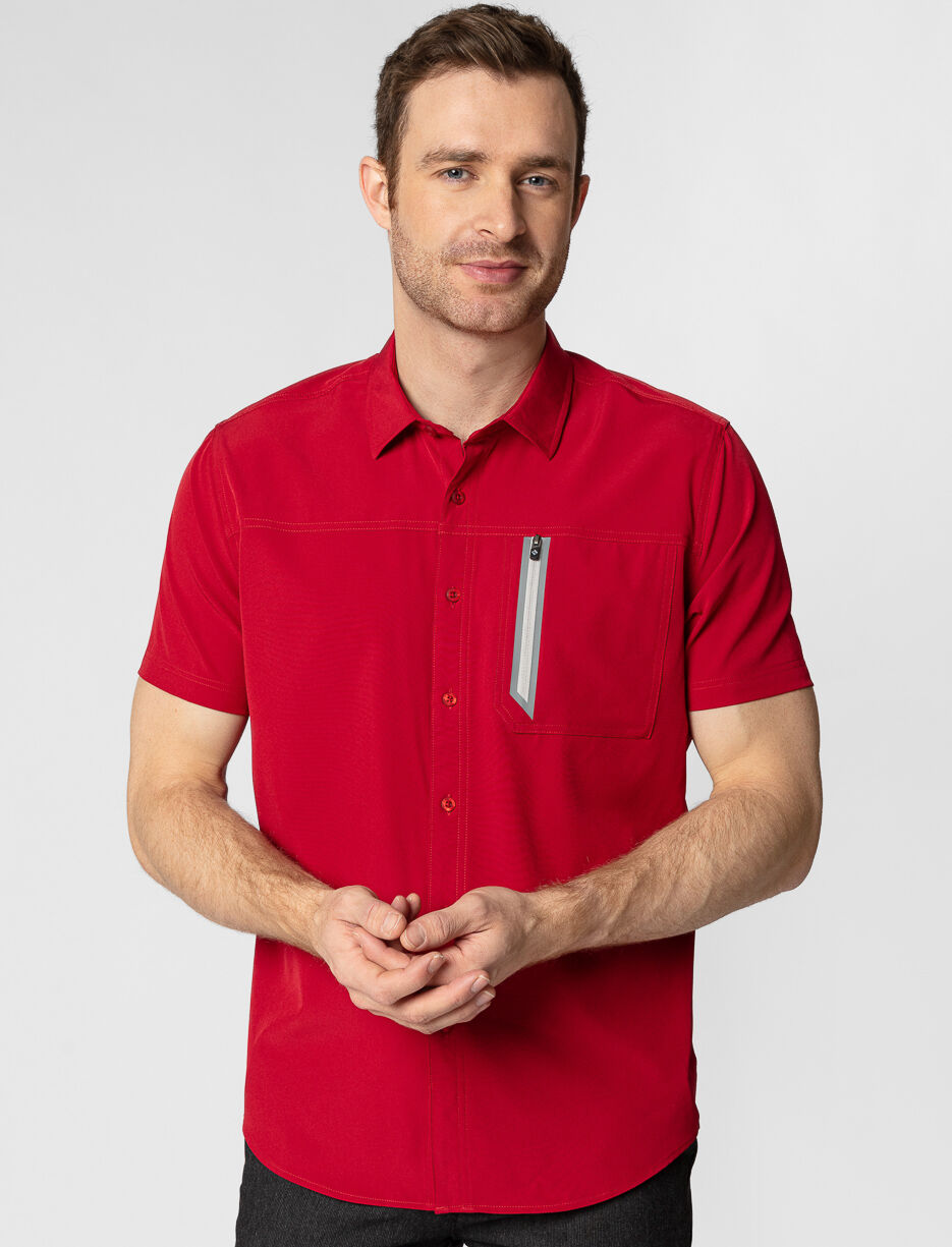 Solid Short-sleeve Shirt