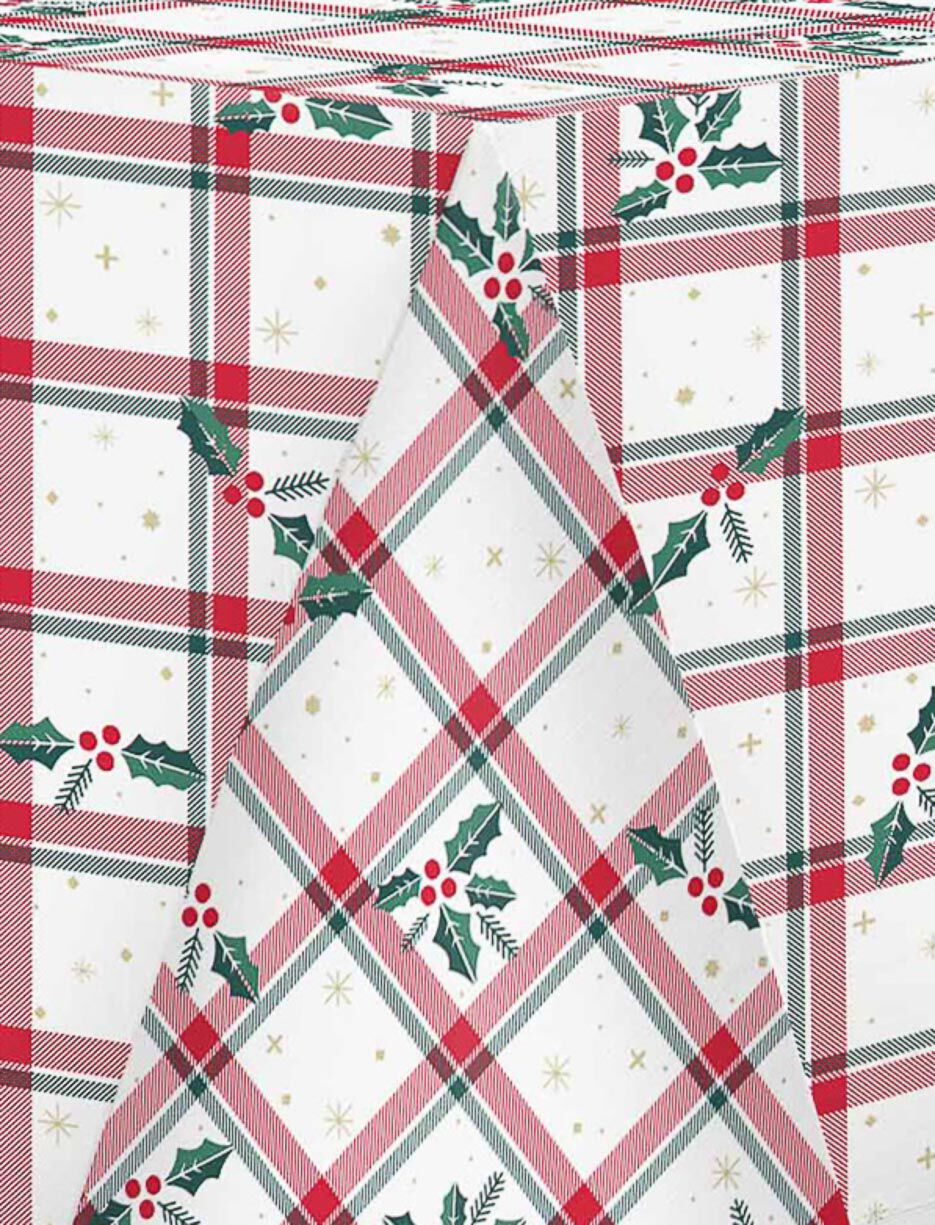 Nappe de Noël texturée - 52 x 70 po Nappe de Noël texturée - 52 x 70 po