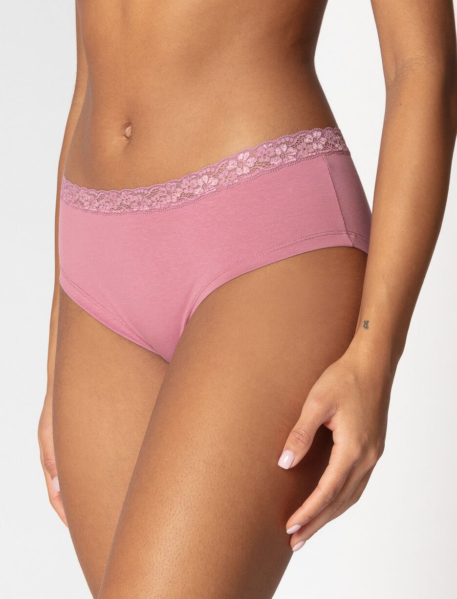 Culotte bikini à dentelle