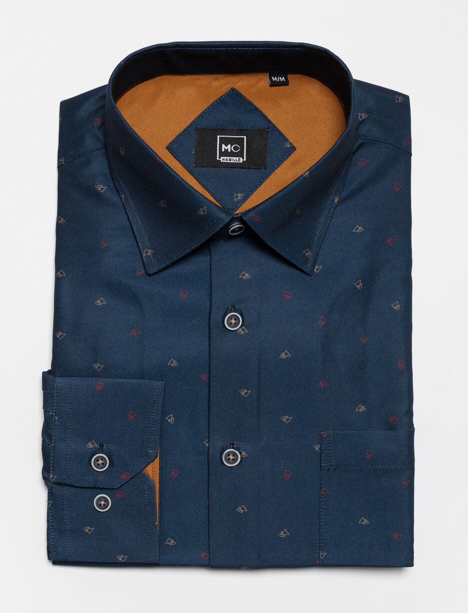 Chemise habillée à motif