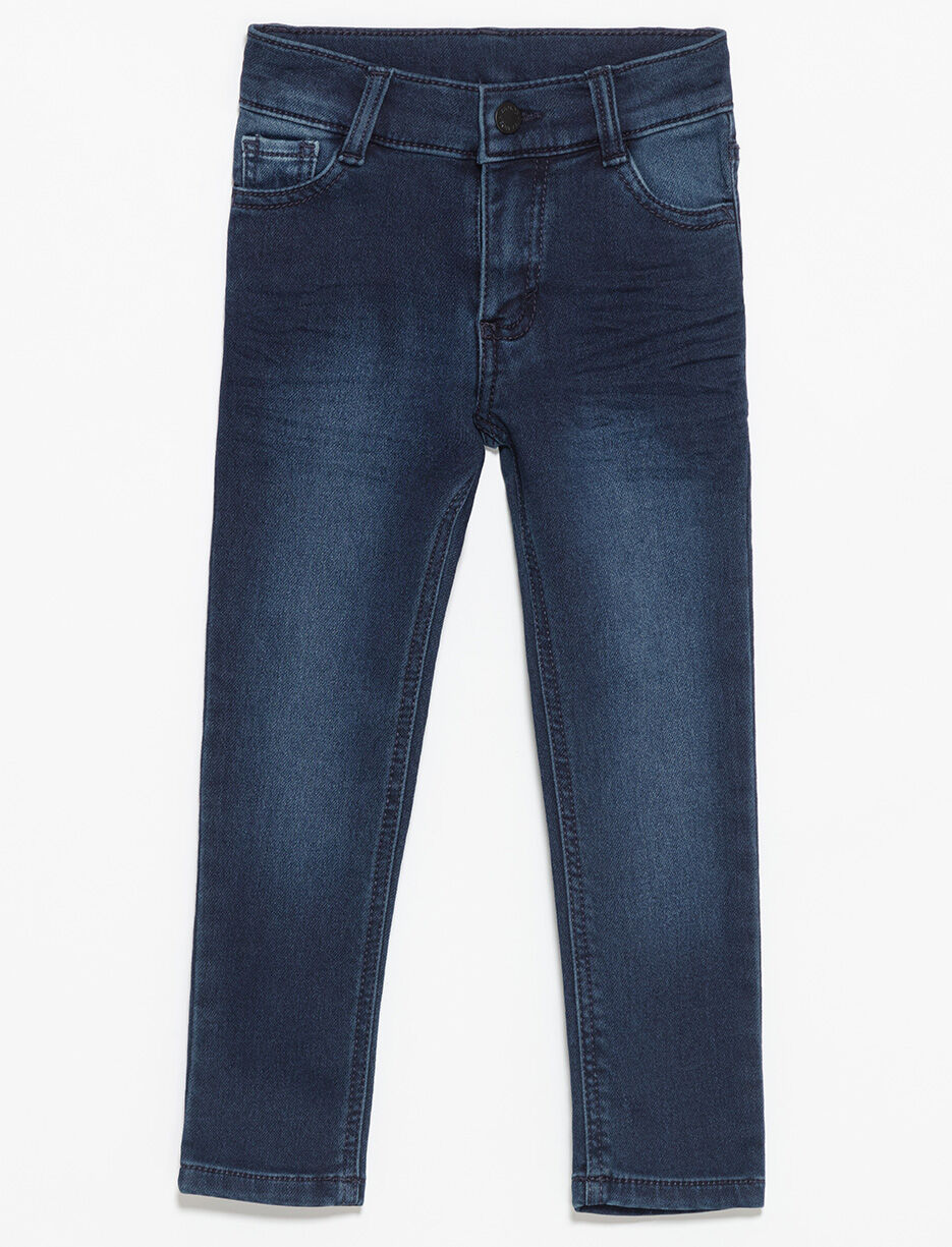 Jogg-jeans pliss&eacute;