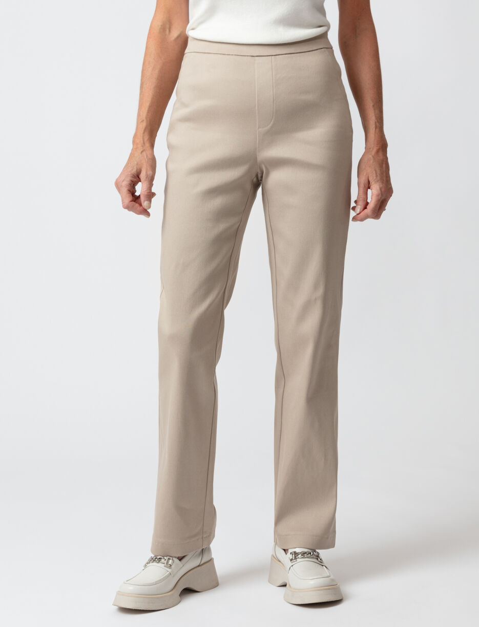 Pantalon droit à enfiler