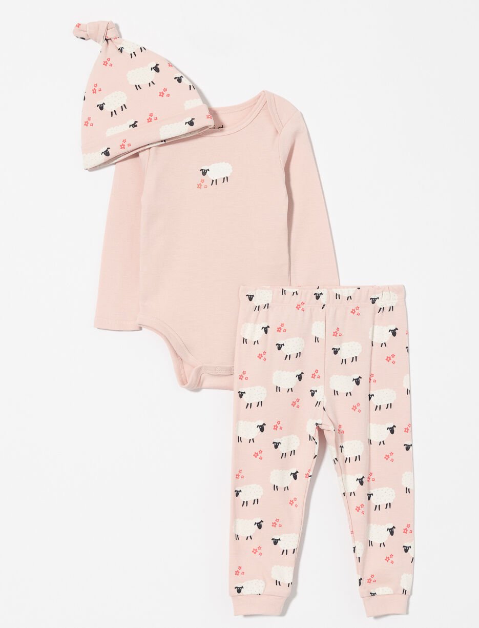 Ensemble 3 pièces imprimé