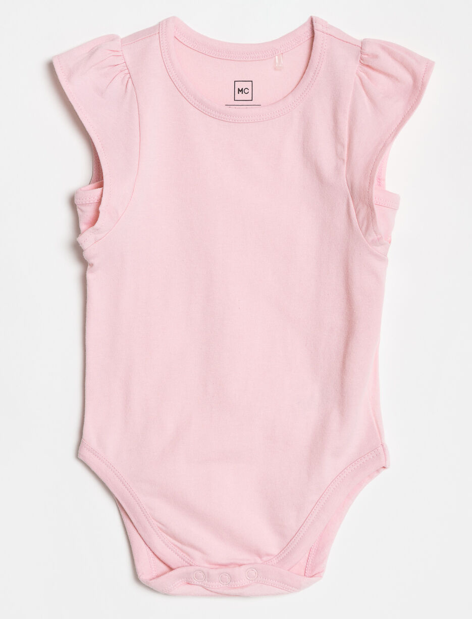 Flutter-sleeve Bodysuit