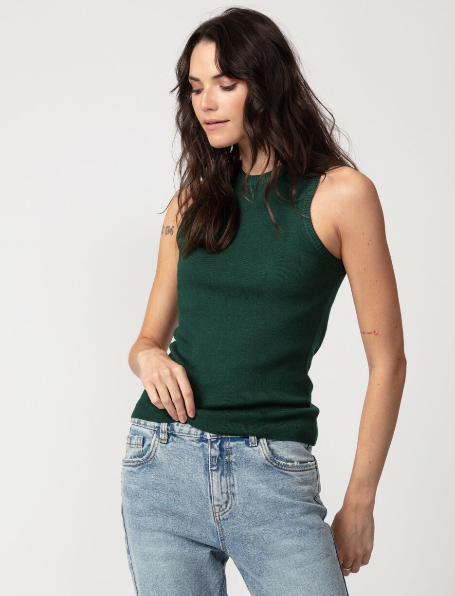 Camisole en tricot unie