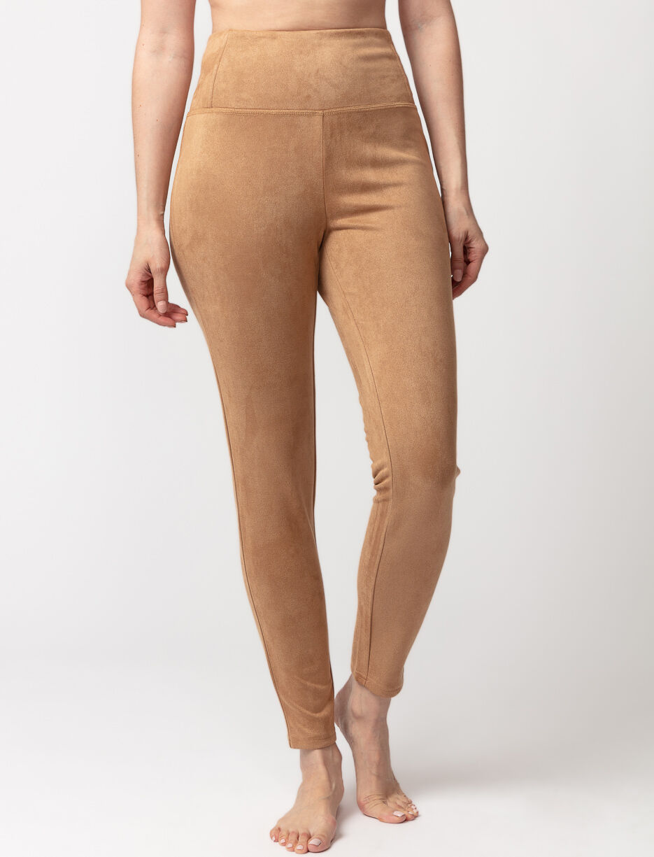 Faux-suede Leggings