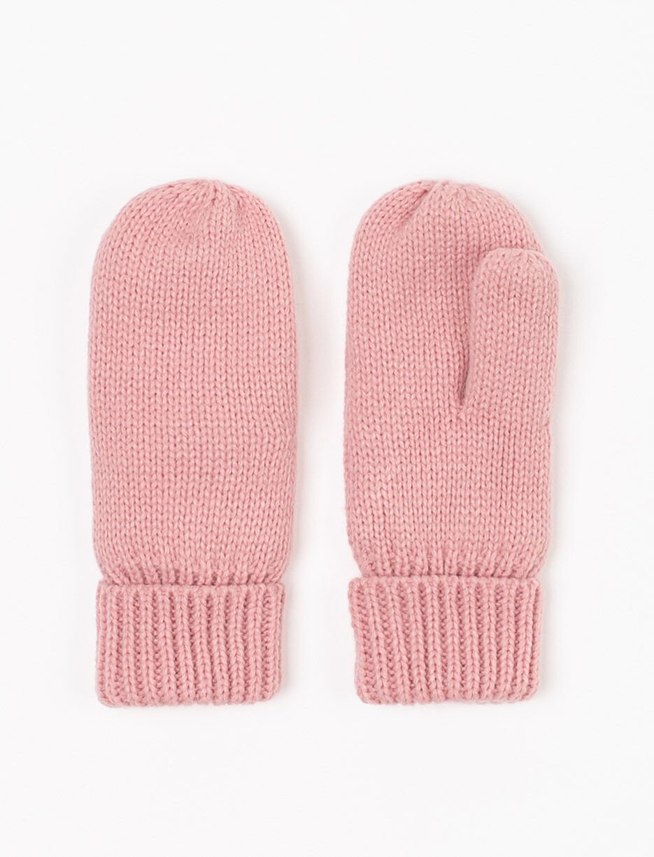 Lined Knit Mittens