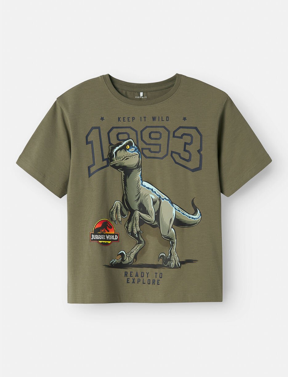 T-shirt imprimé a col rond - Jurassic Park