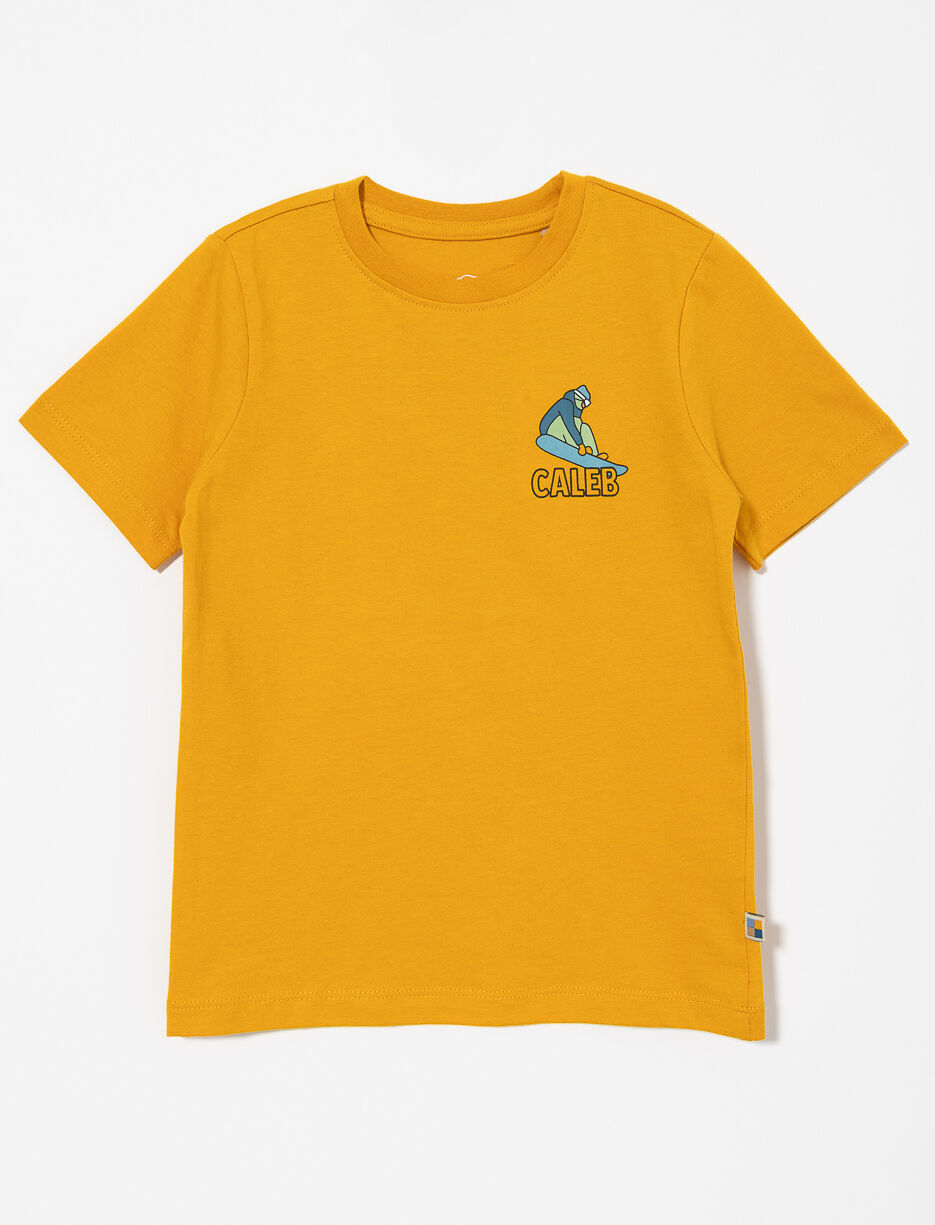 T-shirt imprimé en coton bio - petit garçon