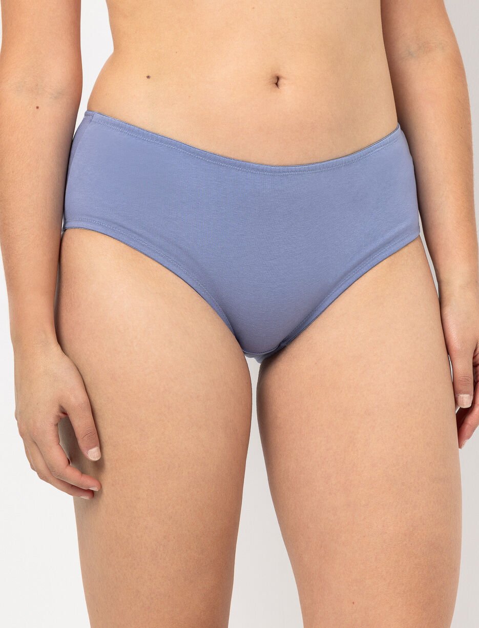 Culotte boxer à taille dentelle