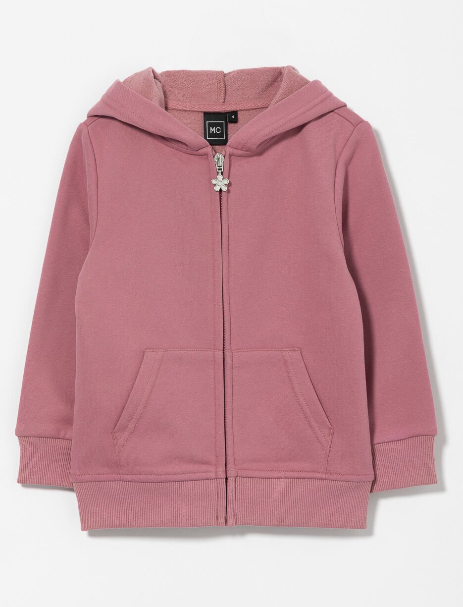 Zip-up Cardigan with Pocket