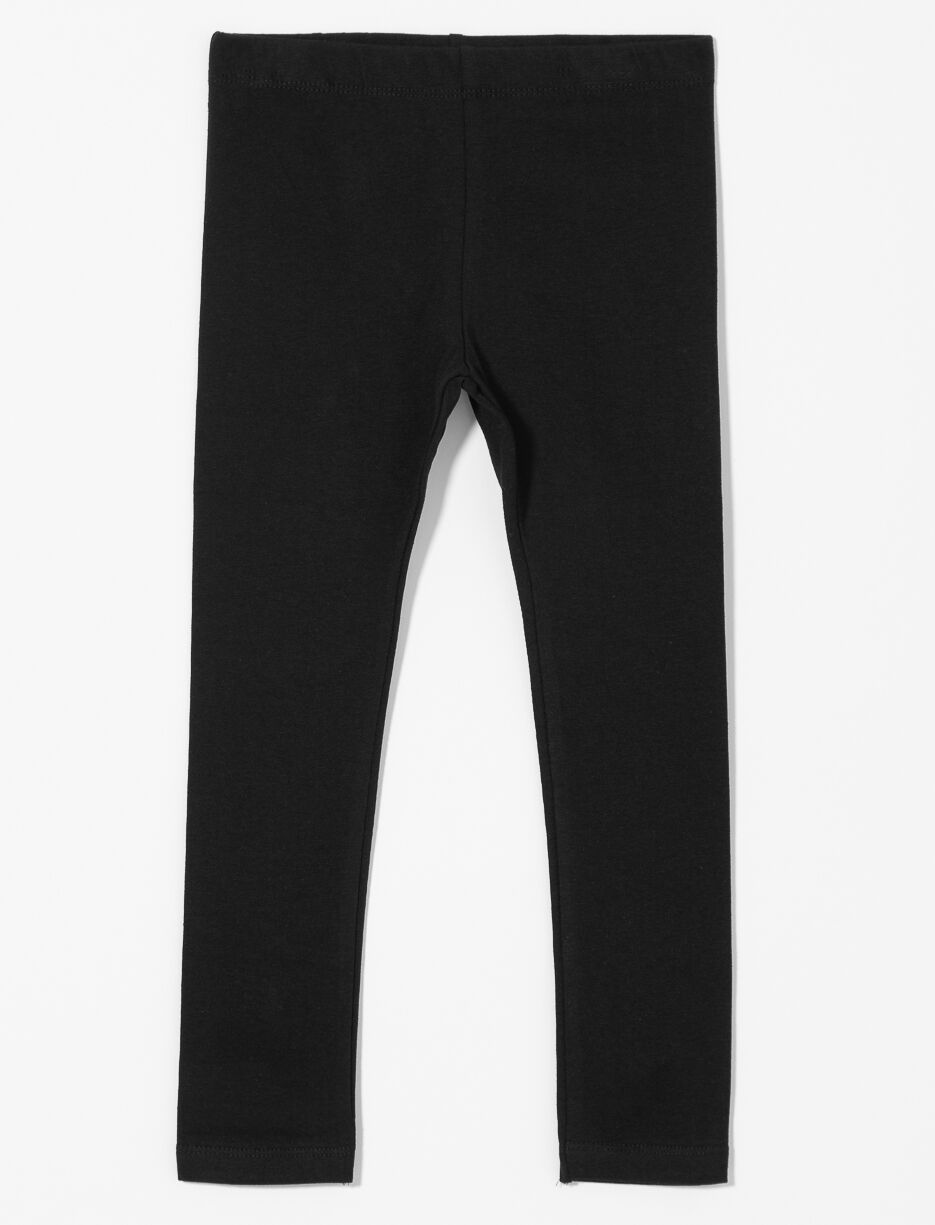Cotton Leggings with Elastic Waistband - Little Girl