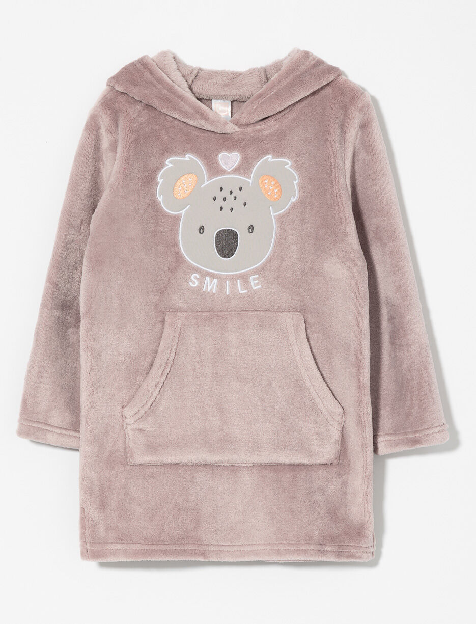 Plush Hoodie Tunic - Little Girl