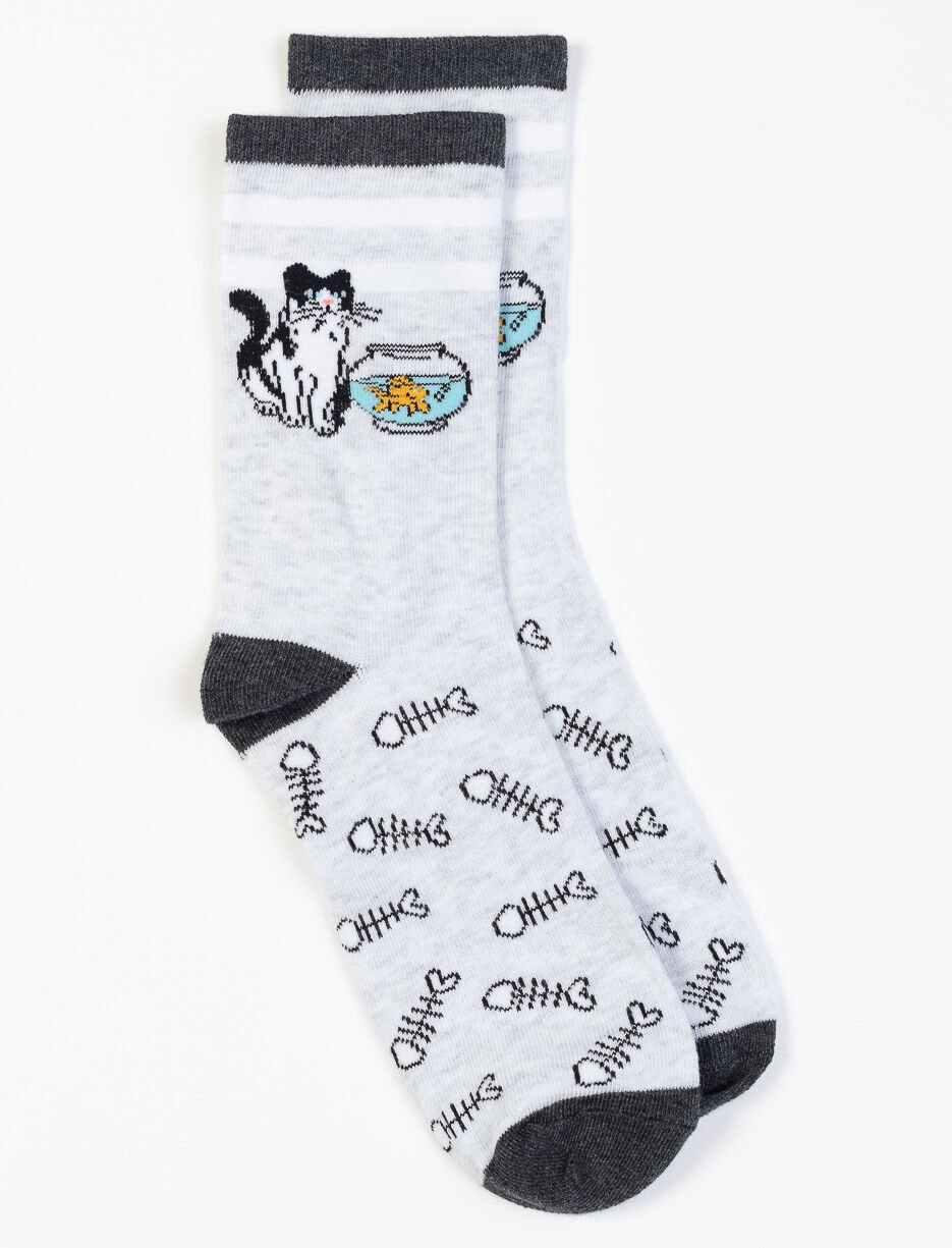 Chaussettes &agrave; motifs