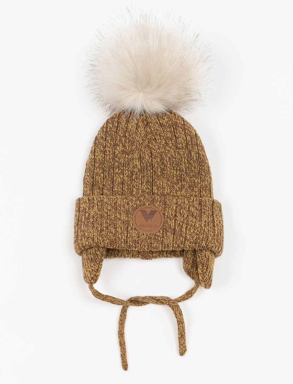 Pompom Cuffed Beanie - Baby