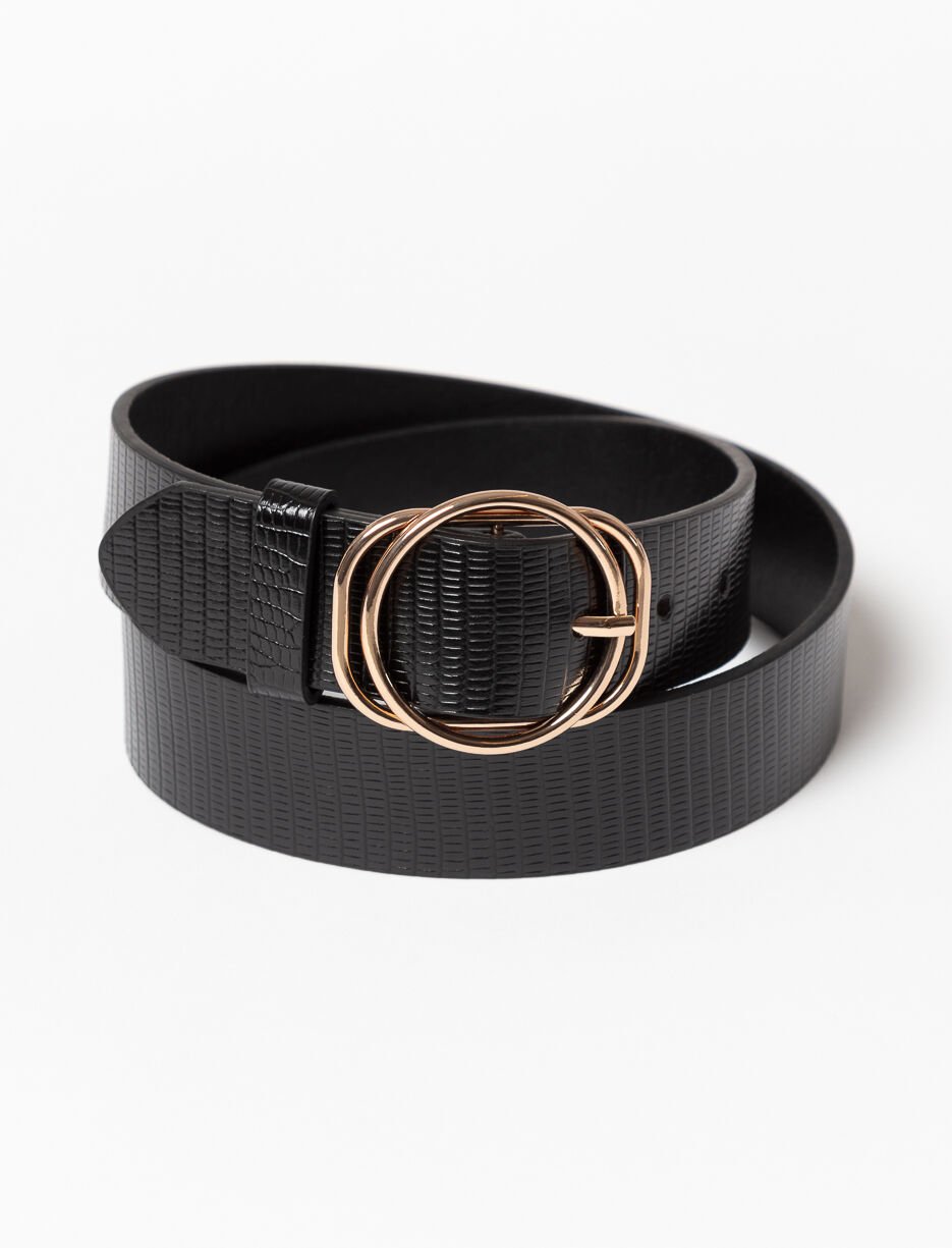 Ceinture à boucle en métal