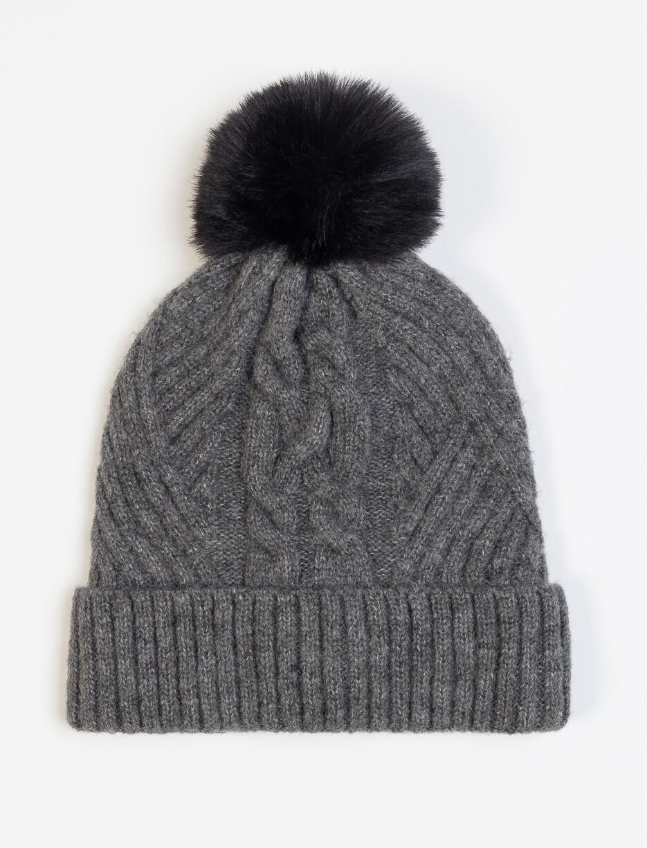 Knit Pompom Beanie