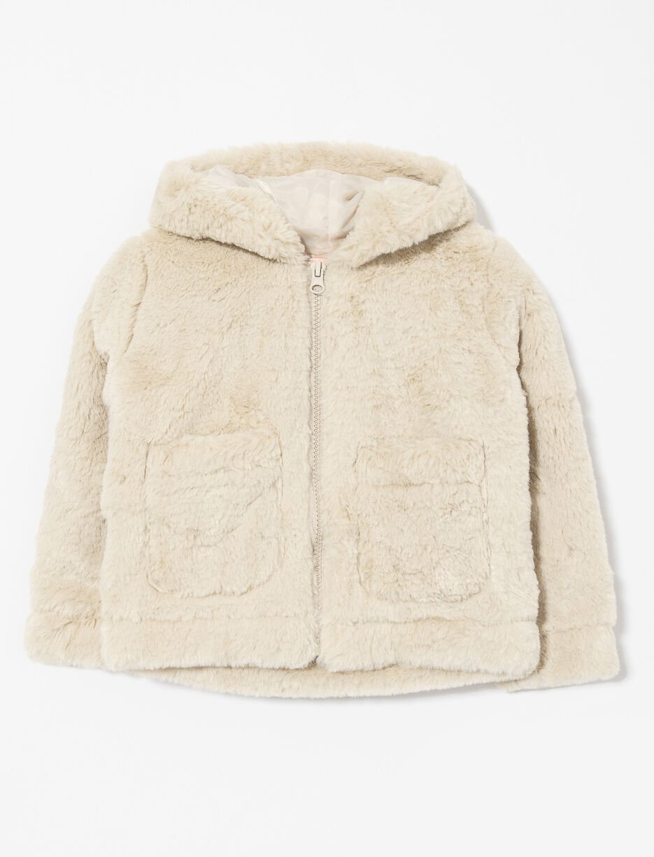 Veste zippée avec capuchon à oreilles - petite fille