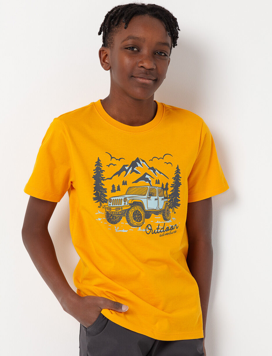 T-shirt imprimé à manches courtes