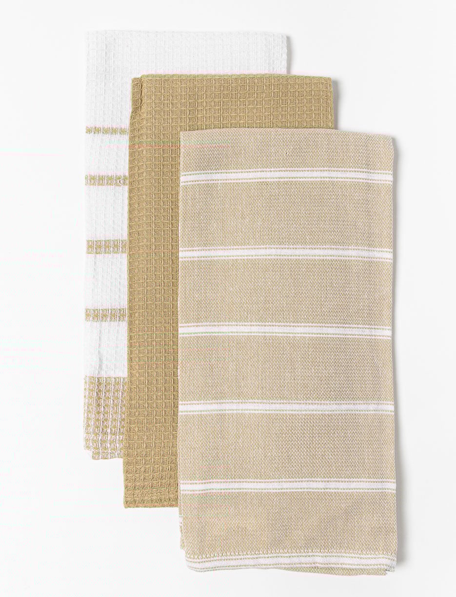 Serviettes à vaisselle texturées - paquet de 3 Serviettes à vaisselle texturées - paquet de 3