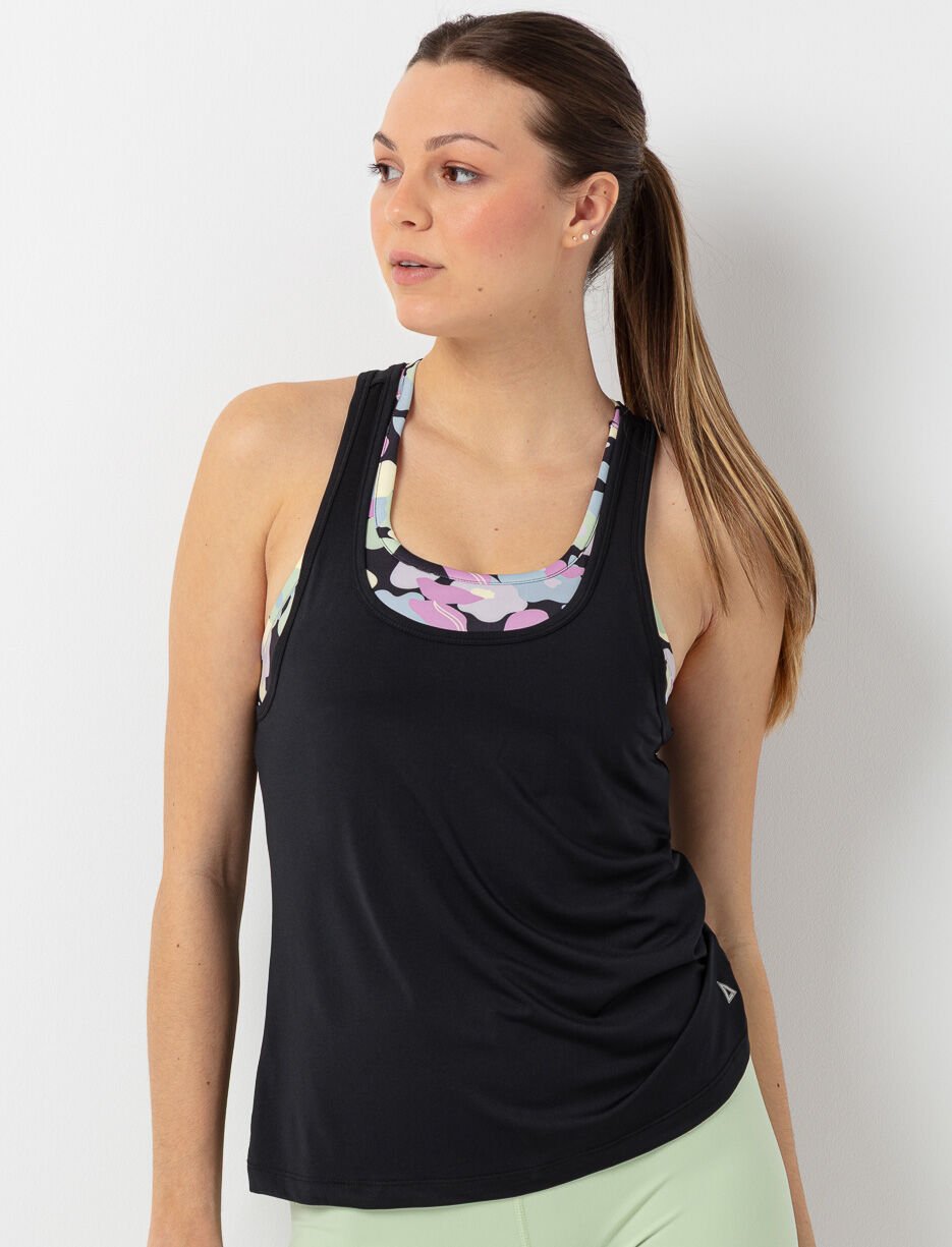 Camisole de sport à soutien-gorge intégré Camisole de sport à soutien-gorge intégré