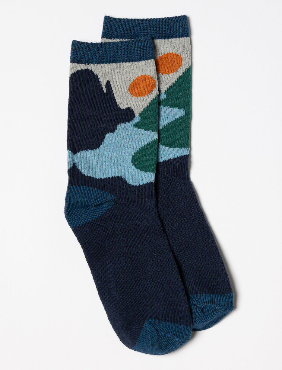 Chaussettes imprimées nature