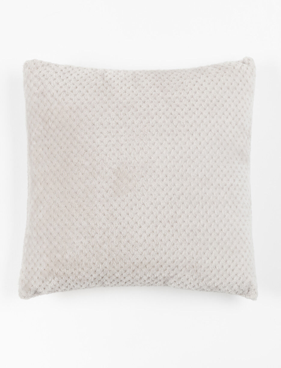 Coussin en fausse fourrrure