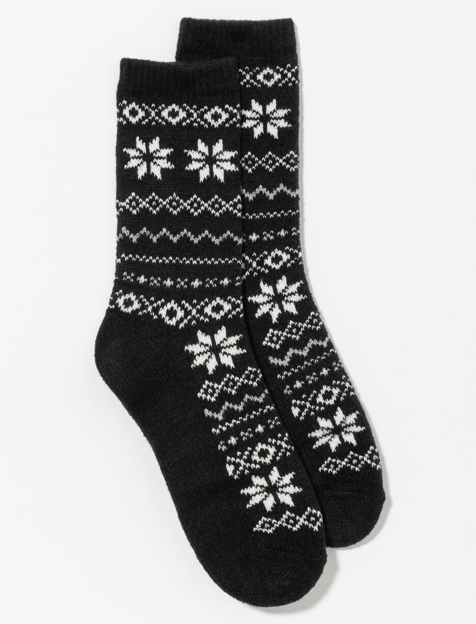 Chaussettes en chenille à motif