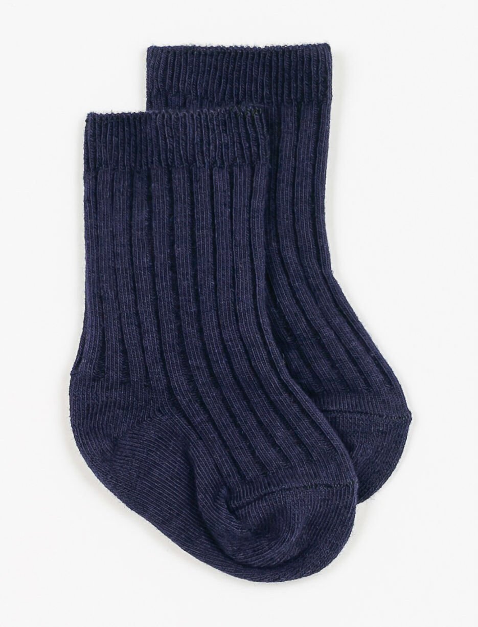 Chaussettes côtelées antidérapantes