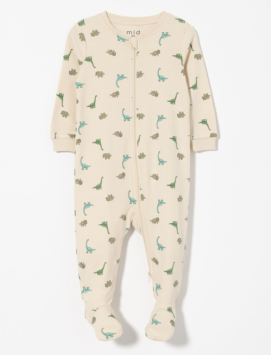 Printed onesie PJ with Anti-slip Feet