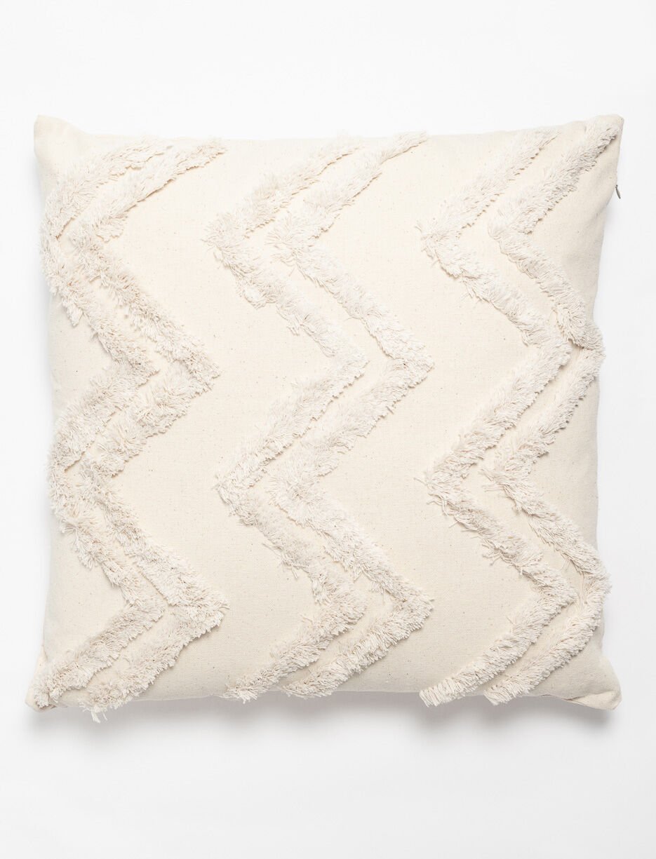 Coussin à motif texturé