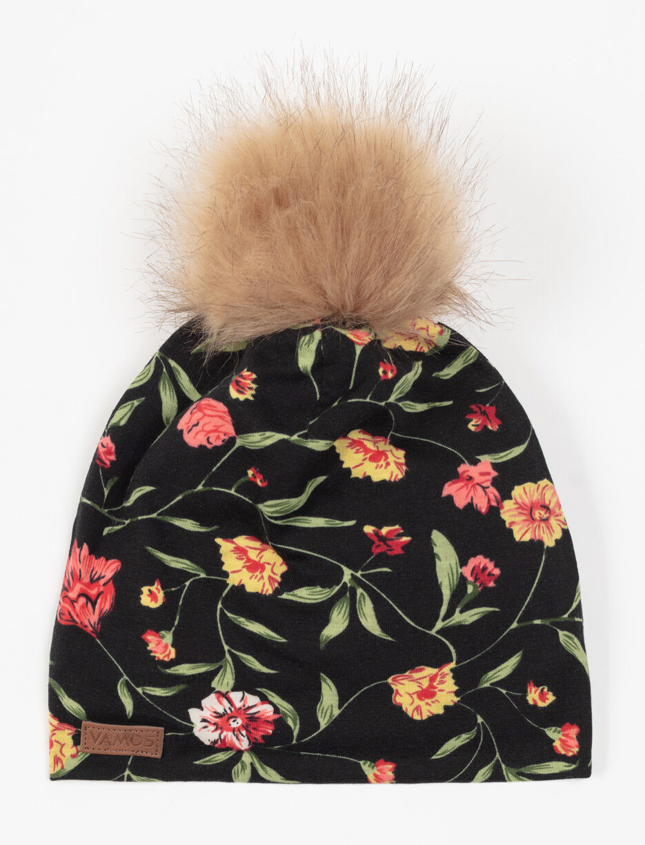 Tuque à pompon avec motifs - bébé