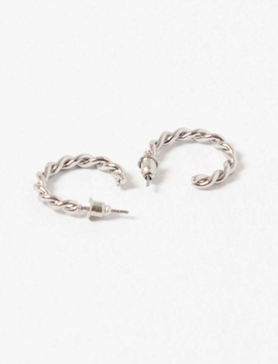 Twisted Hoop Earrings