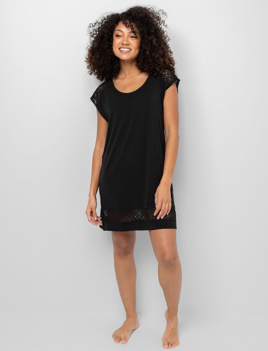 Tunique à détails crochet