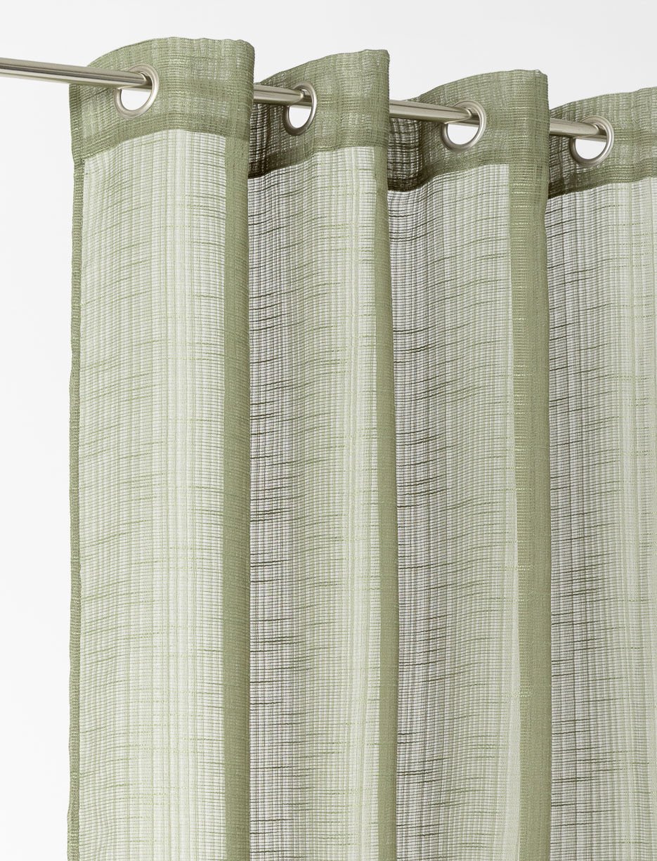 Panneau de rideau en tulle texturé Panneau de rideau en tulle texturé