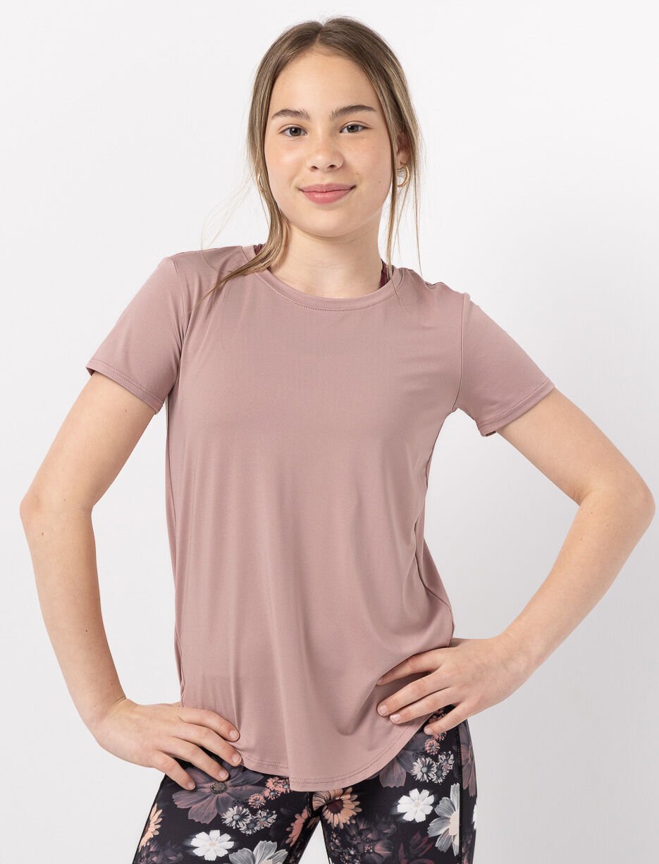 T-shirt de sport à dos plissé