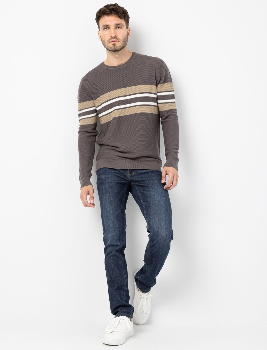 Jean droit à taille basse