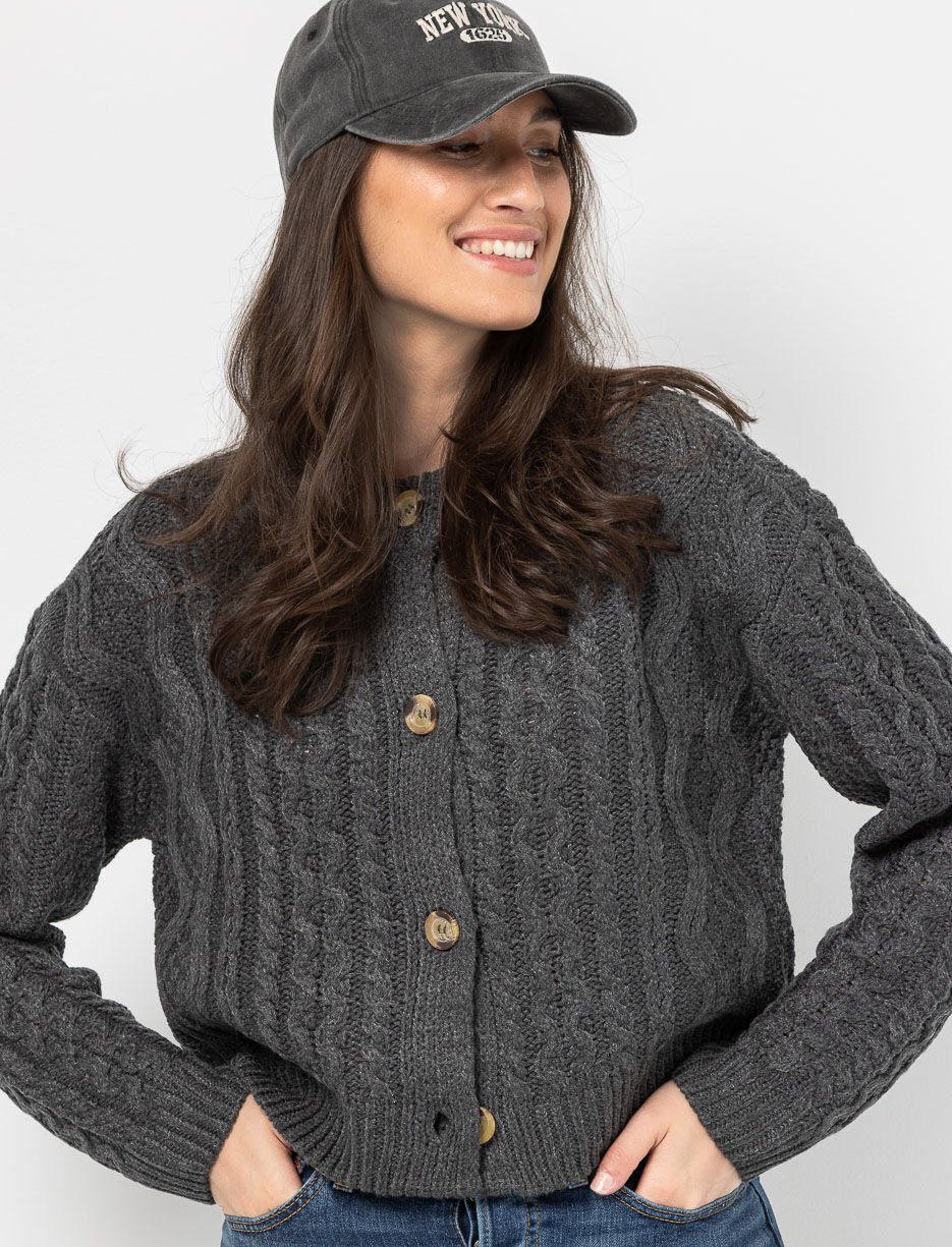 Cardigan en tricot à boutons