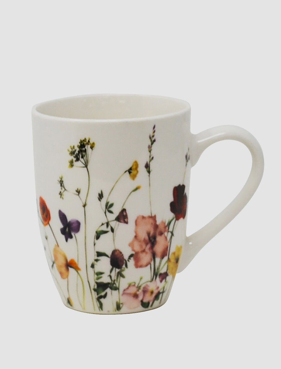 Tasse en céramique fleurs des champs