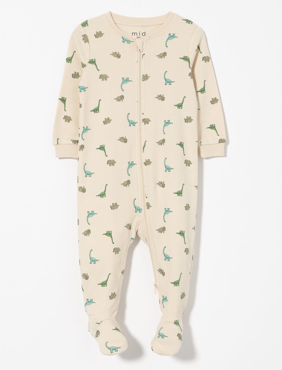 Printed Onesie PJ with Anti-slip Feet