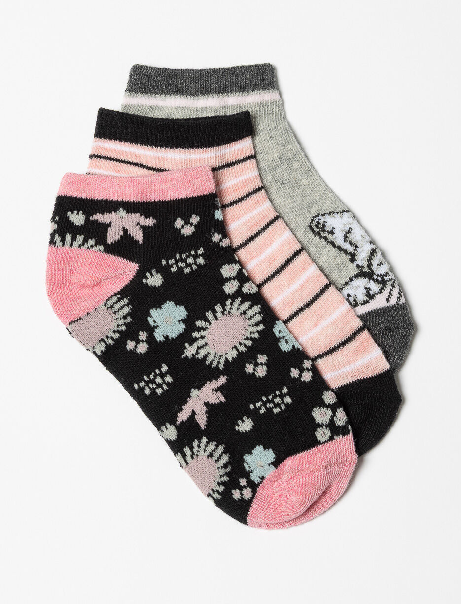 Chaussettes à la cheville à motifs - paquet de 3