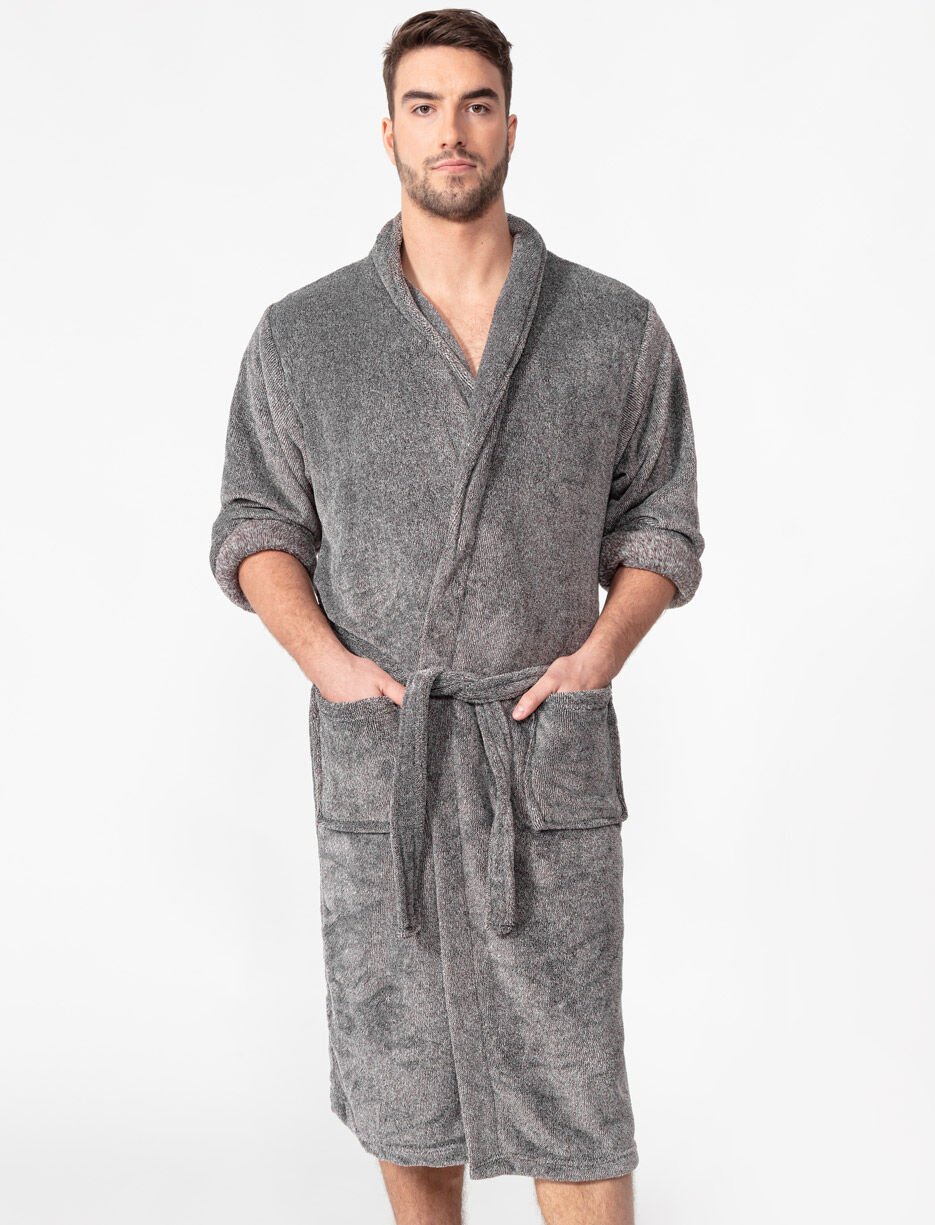 Robe de chambre en peluche