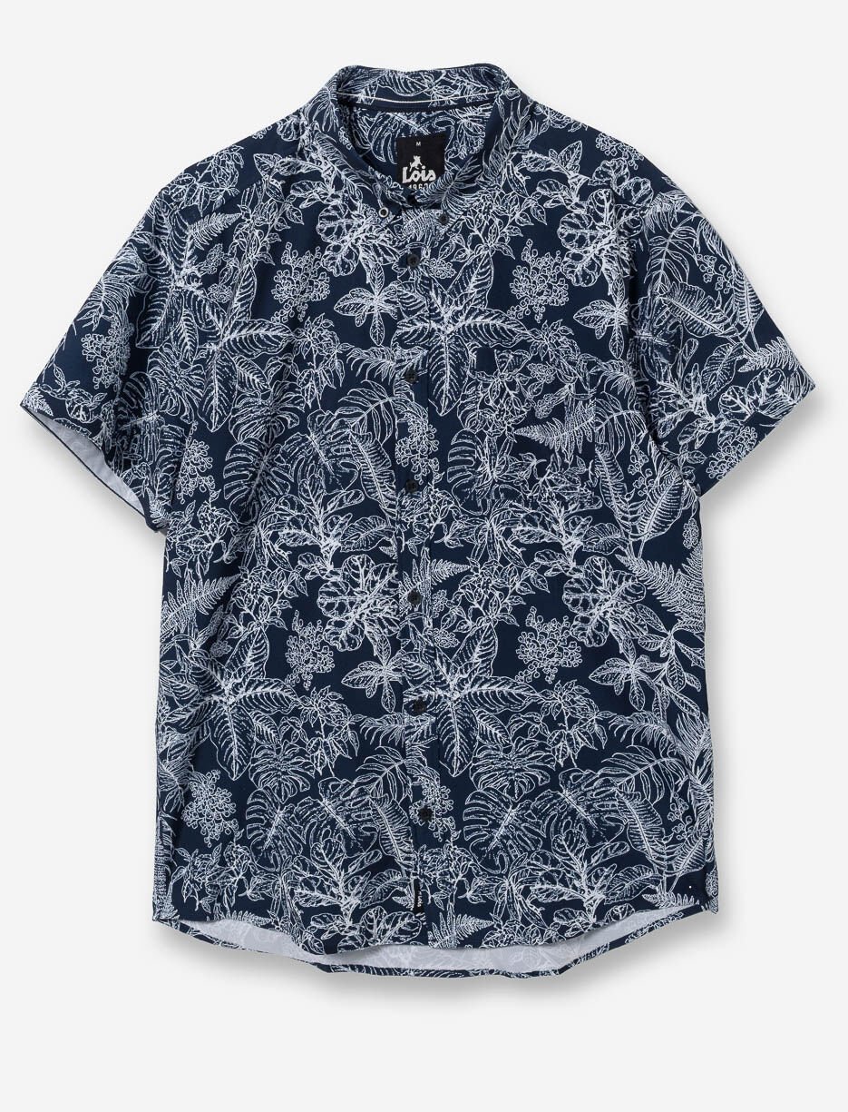 Printed Stretch Fabric Shirt