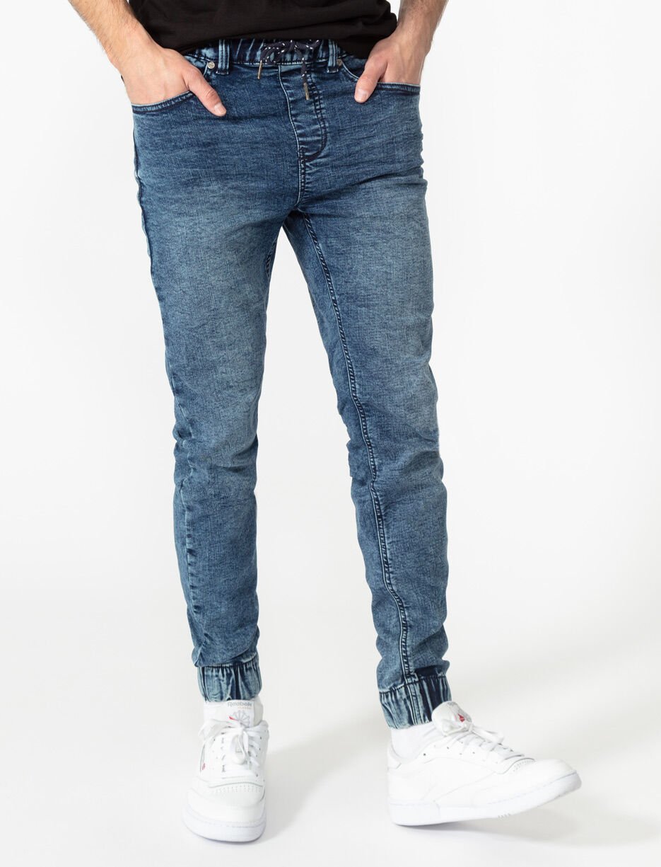 Stretch Denim Joggers