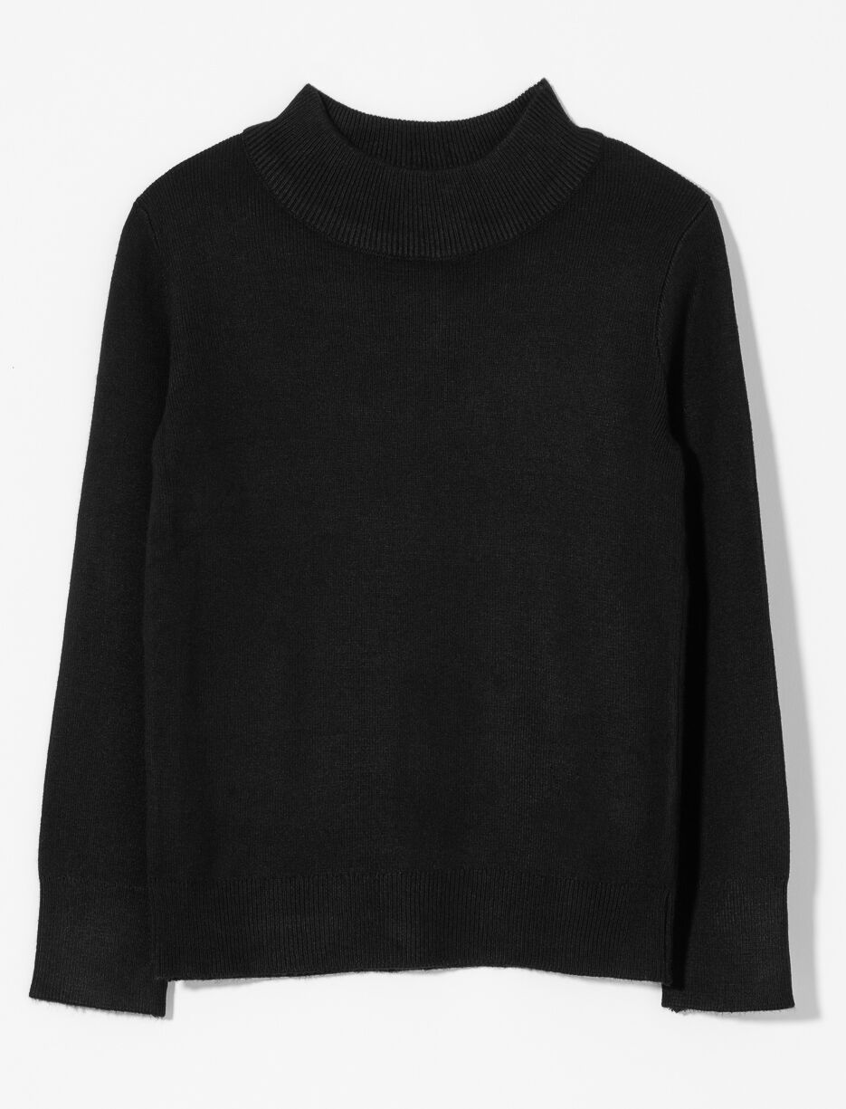 Knit Mock-neck weater – Little Girl
