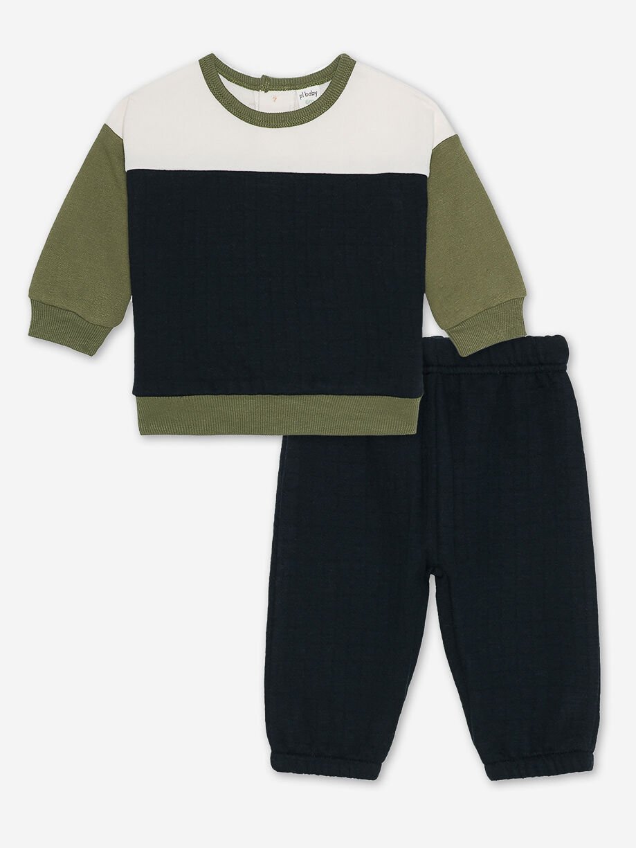 Ens. 2 pièces chandail et pantalon jogger