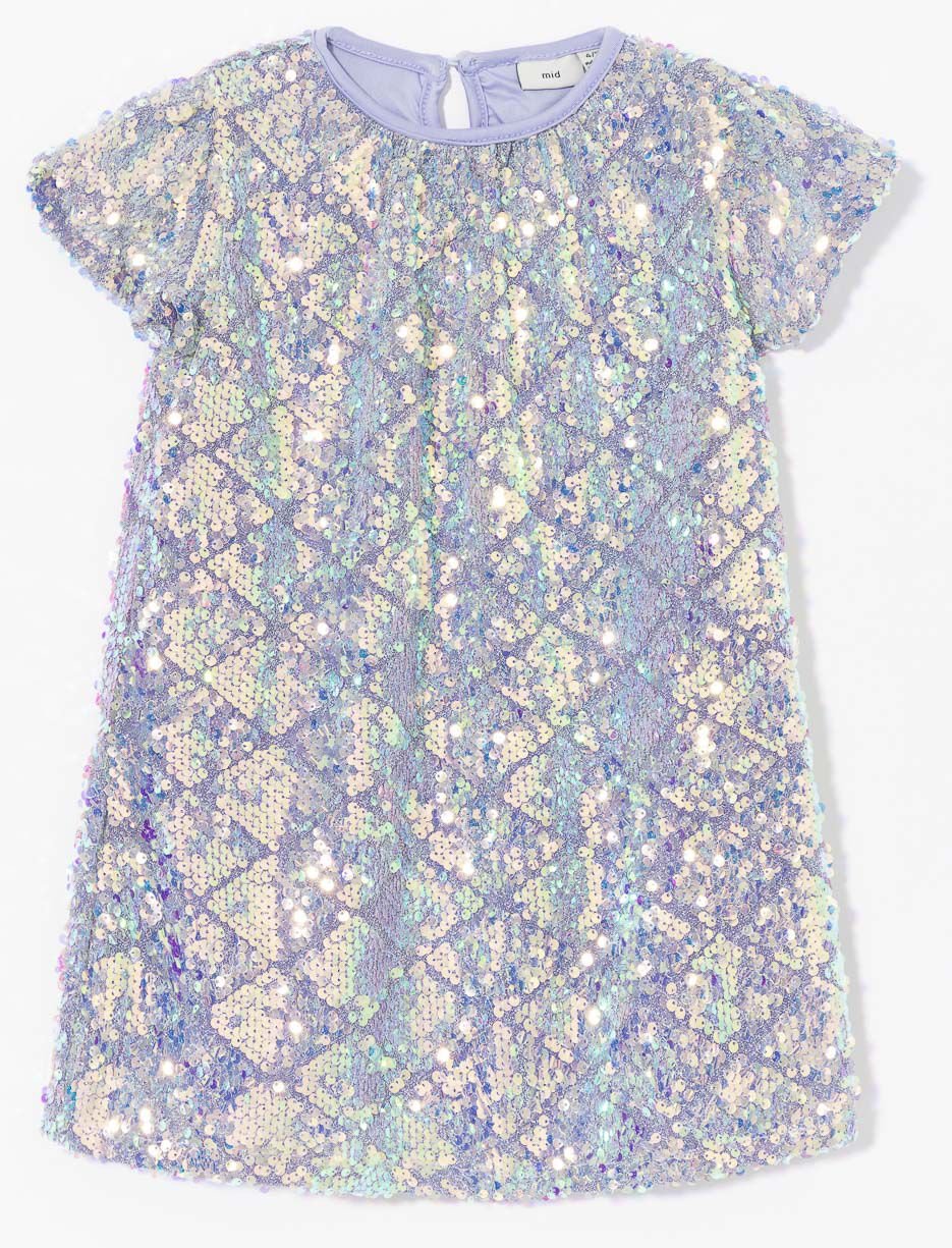 Mermaid Sequin Dress - Little Girl